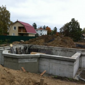 Строительство фундамента