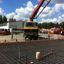 Строительство фундамента